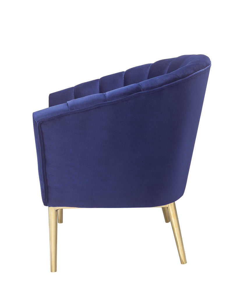 32" X 31" X 34" Blue Accent Chair