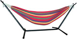 Tropical Stripe Double Classic 2 Person Hammock with Stand