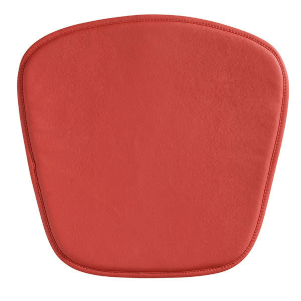 17" X 17" X 0.5" Red Leatherette Wire Mesh Cushion