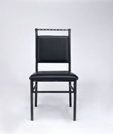 20"X 19" X 41" Black Chain Design Chair