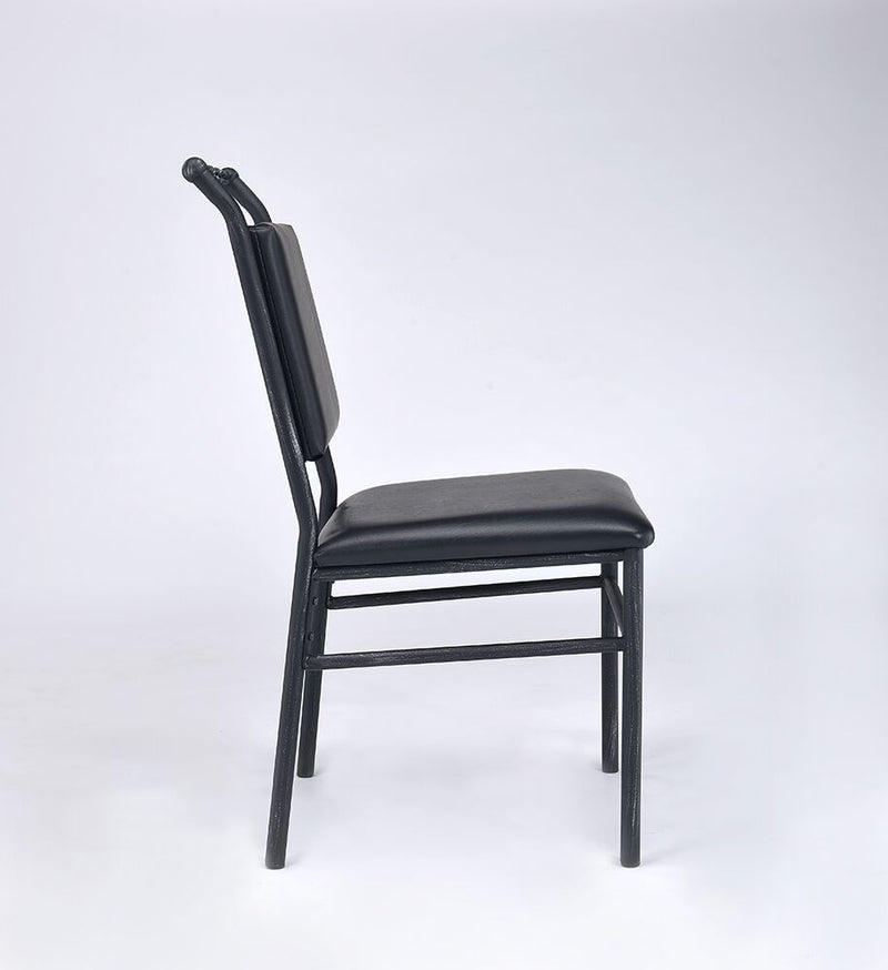 20"X 19" X 41" Black Chain Design Chair