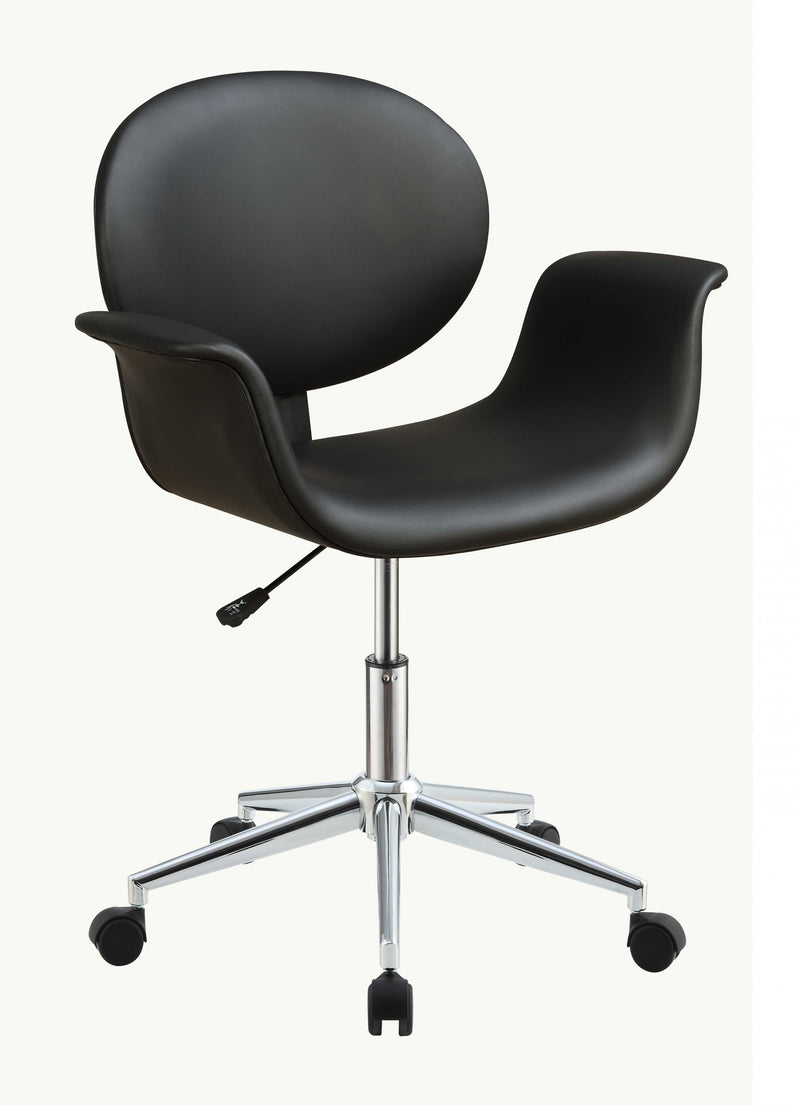27" X 24" X 34" Black Pu Office Chair