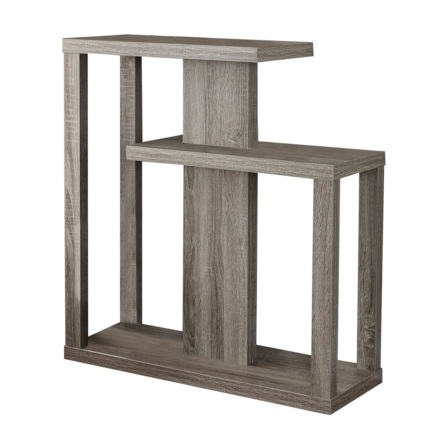 11.75" x 31.5" x 34" Dark Taupe Finish Hall Console Accent Table