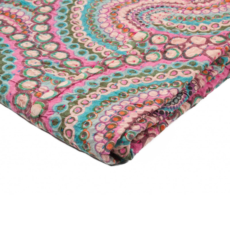 50" x 70" Multi colored Eclectic Bohemian Traditional Throw Blankets
