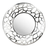30.3" x 1.2" x 30.3" Aluminum Aluminium MDF Round Mirror
