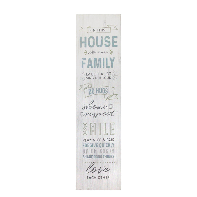 Farmhouse Chic In This House Oversized Wall Art