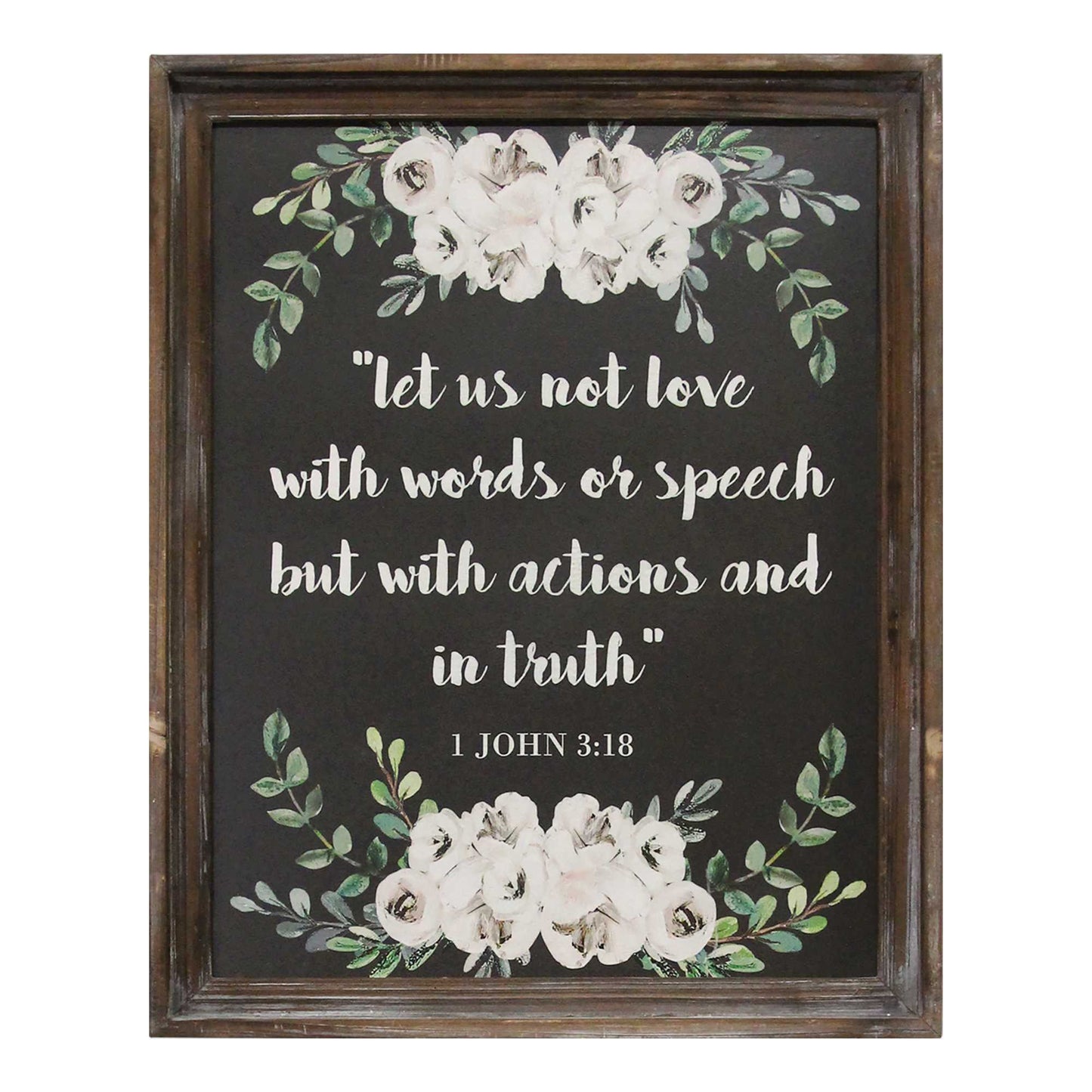 Love with Actions Wood Wall Decor