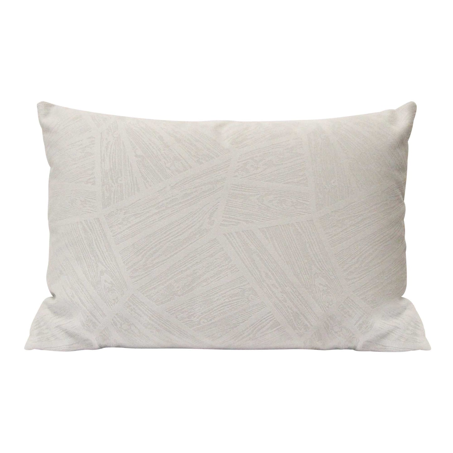 Tonal Grey Abstract Design Velvet Lumbar Pillow