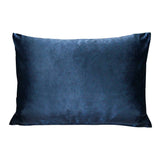 Royal Blue Velvet Lumbar Pillow