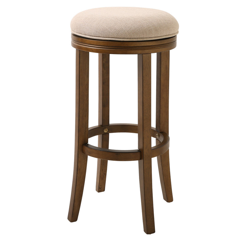 25" Honeysuckle Finished Solid Wood frame with Cream fabric Counter Stool