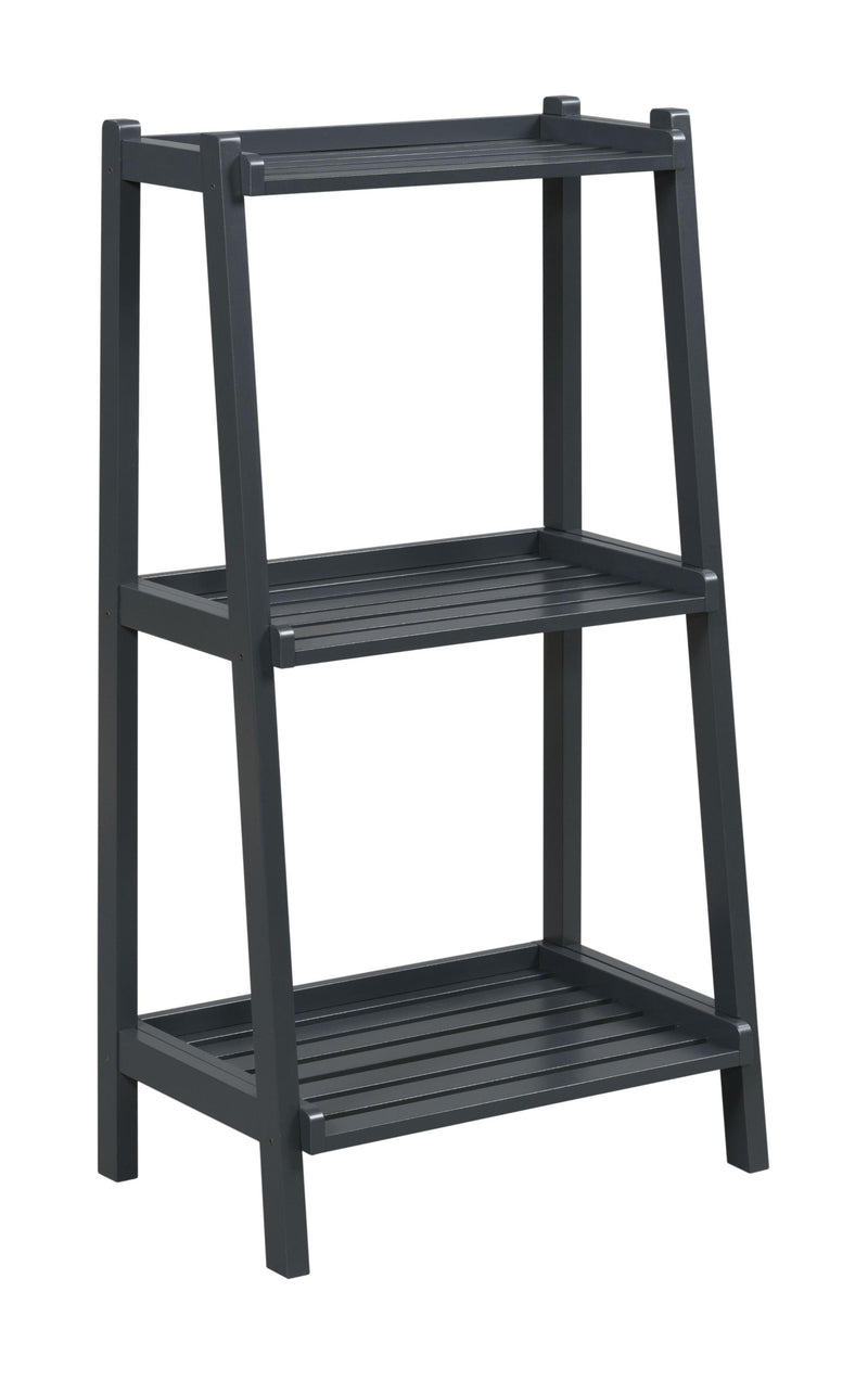 42" Bookcase with 3 Shelves in Graphite