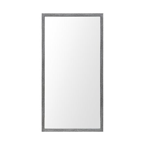 Rectangle Grey Accent Mirror with Driftwood Quality Frame